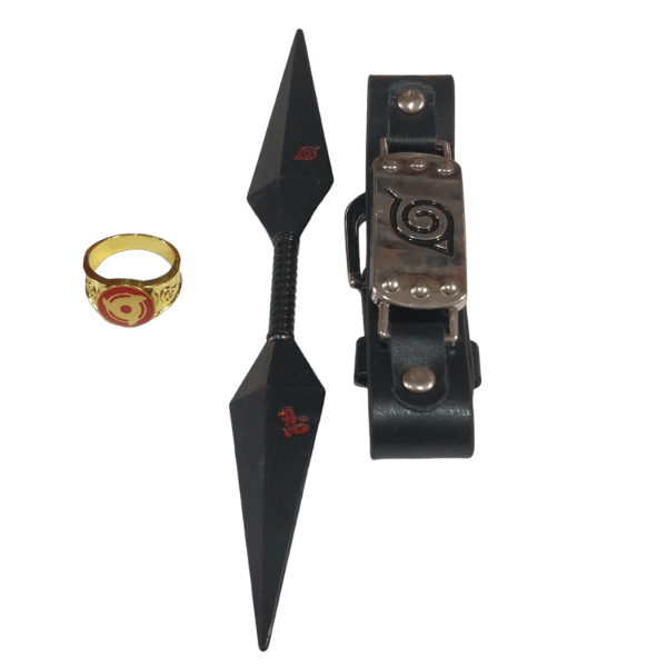 Black Double-Edged Kunai – Stealth Edition Naruto Throwing Knife