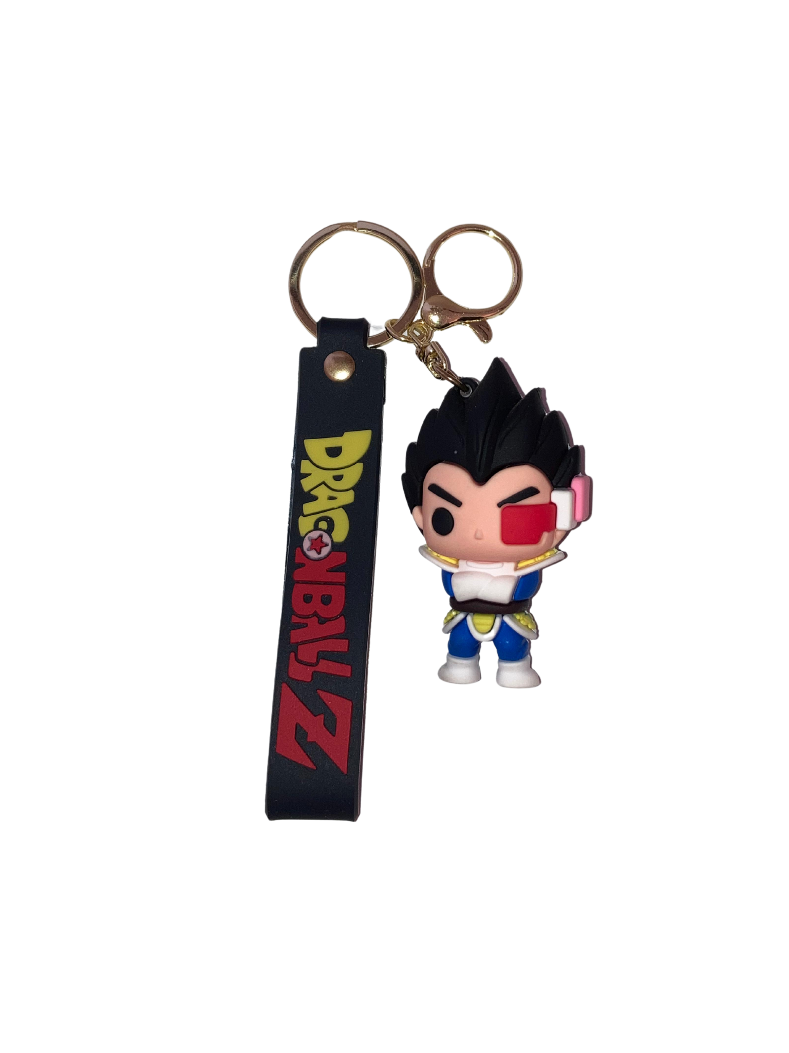 Vegeta Rubber Keychain – Chibi Saiyan Prince Edition