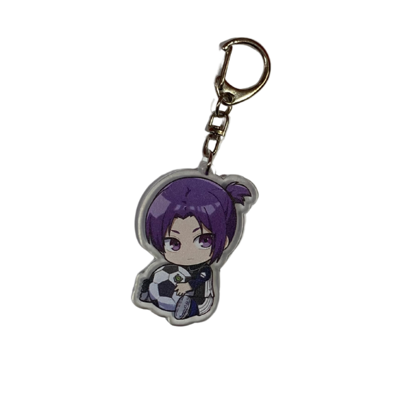 Mikage Reo Acrylic Keychain – Blue Lock Royal Style Edition