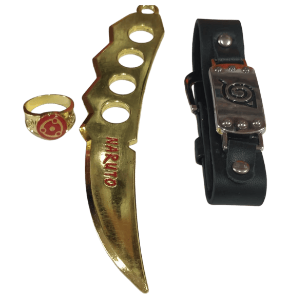 Golden Chakra Blade Set – Asuma Inspired Naruto Set | Collector’s Edition