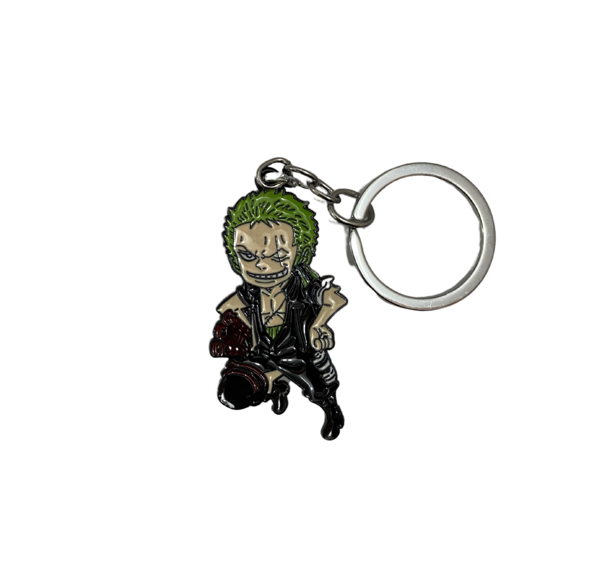 Roronoa Zoro Metal Keychain – The Three-Swords Style Edition