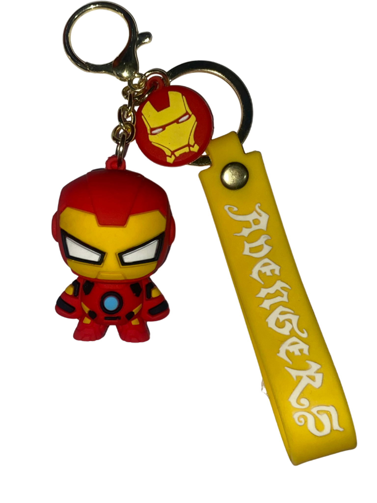 Iron Man Rubber Keychain – Arc Reactor Edition