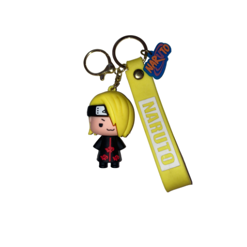 Deidara Rubber Keychain – Naruto Akatsuki Chibi Edition