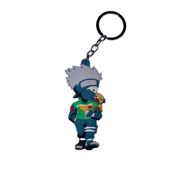 Kakashi Hatake Rubber Keychain – Naruto Copy Ninja Edition