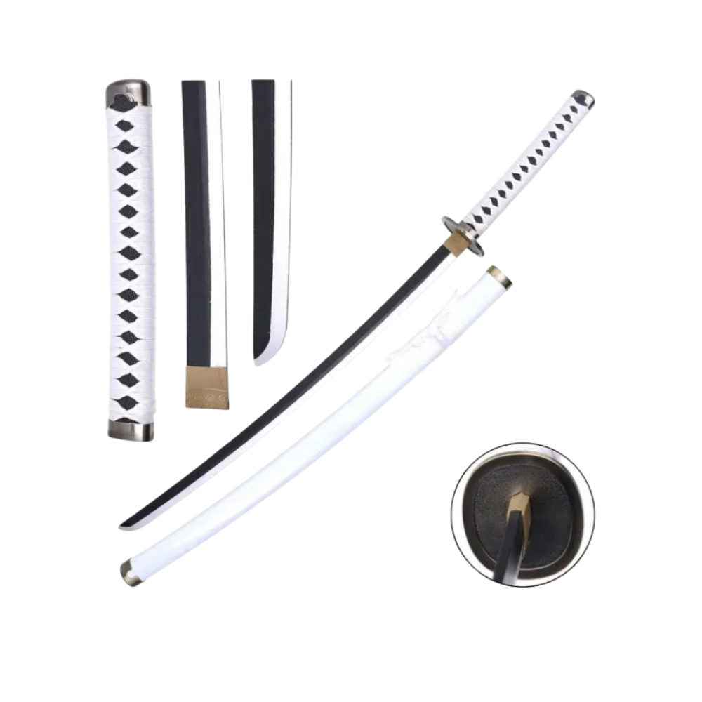 Metal Katana | One Piece | Zoro Wado Ichimonji Sword | Free Stand