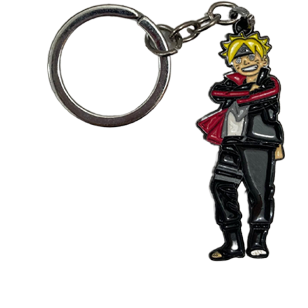 Boruto Uzumaki Metal Keychain – Next Generation Ninja Edition