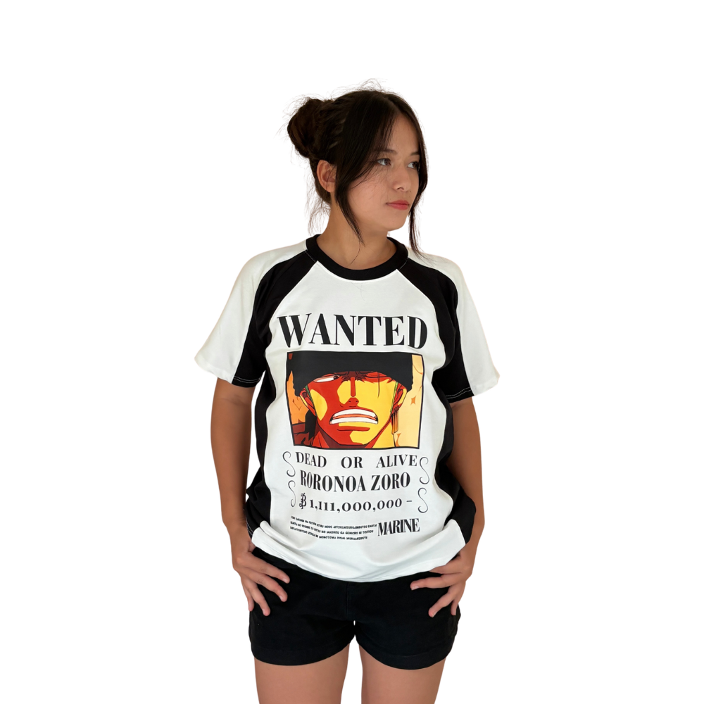 Mix Tshirt | One-piece | Wanted Zoro