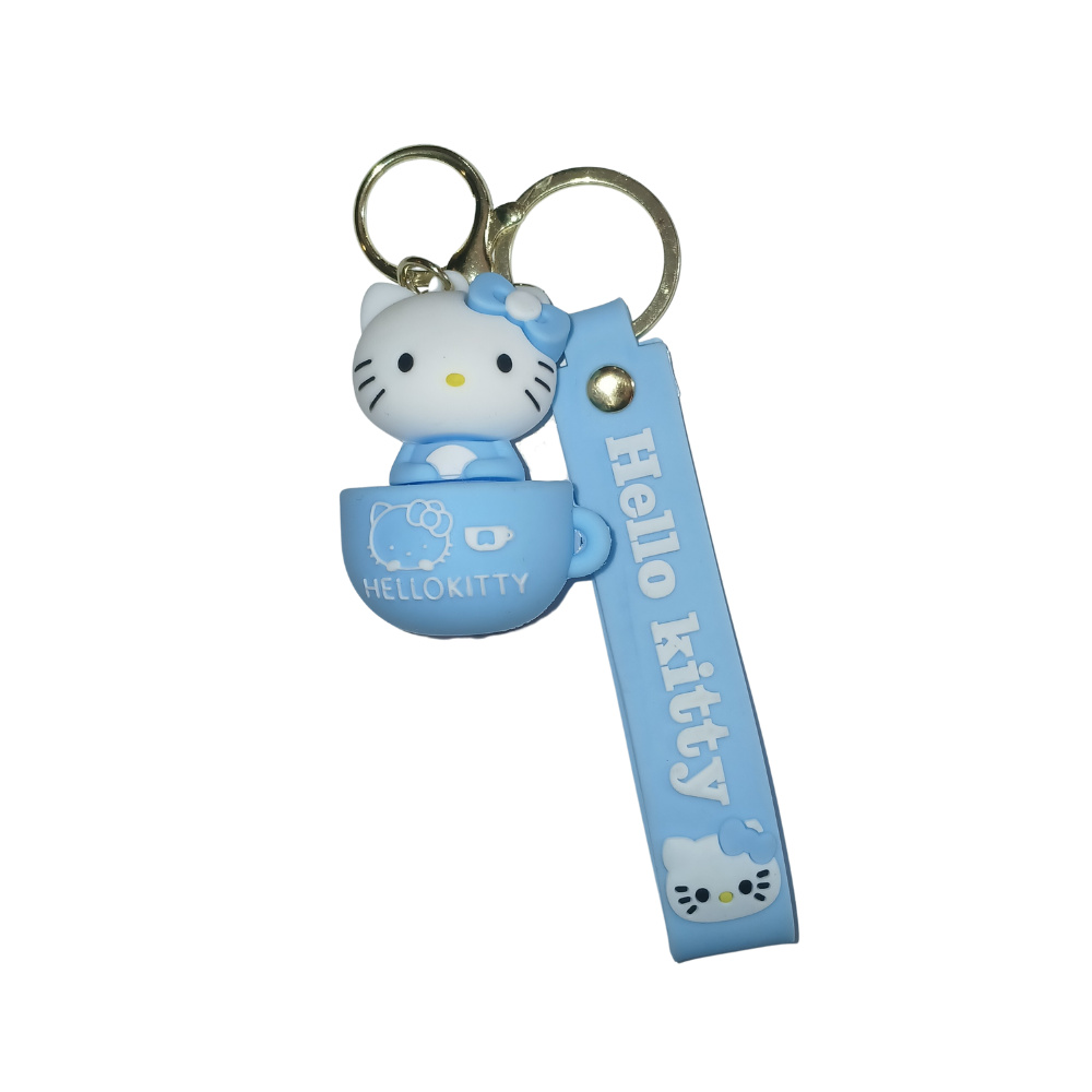 Keyring | Sanrio | Blue Hello Kitty